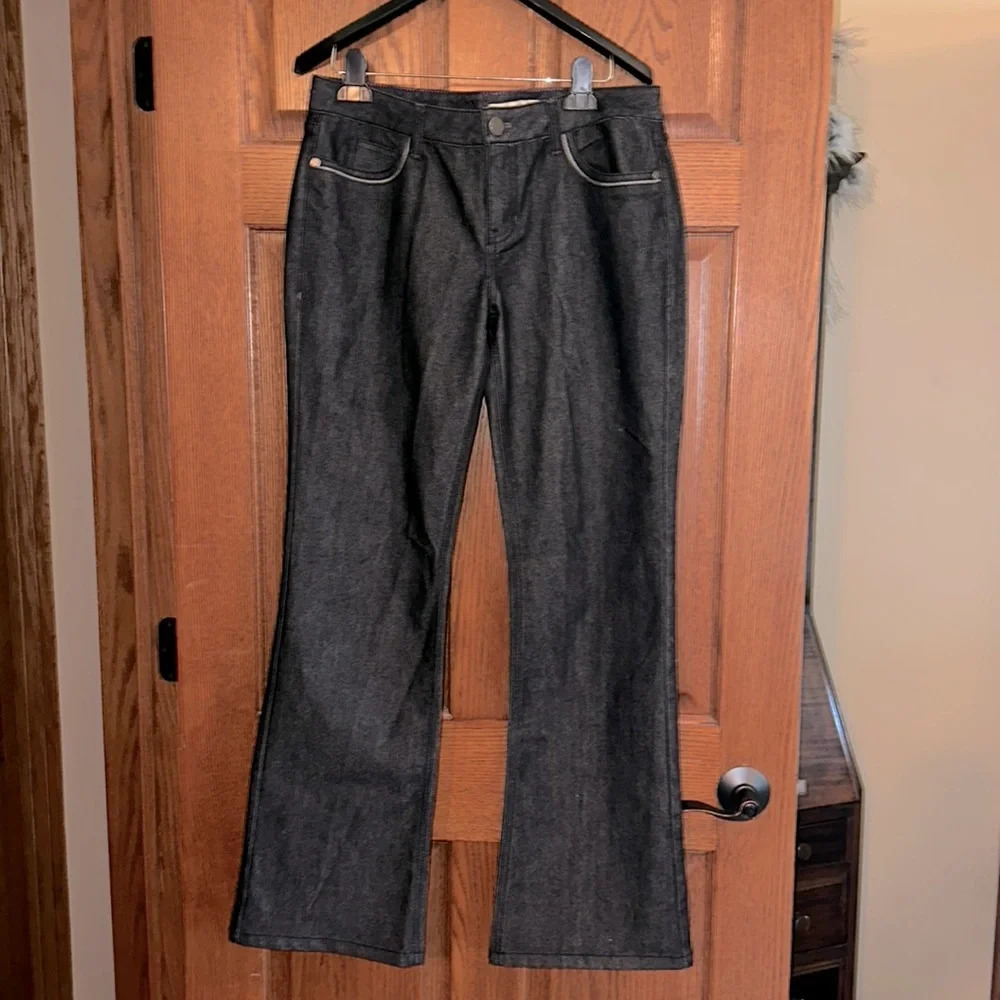 DKNY Women's Straight Leg Jeans - Dark Gray